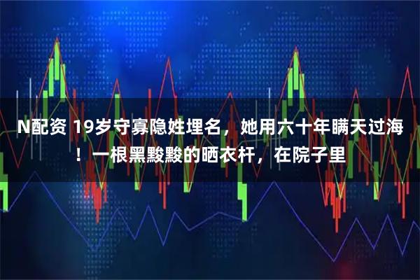 N配资 19岁守寡隐姓埋名，她用六十年瞒天过海！一根黑黢黢的晒衣杆，在院子里