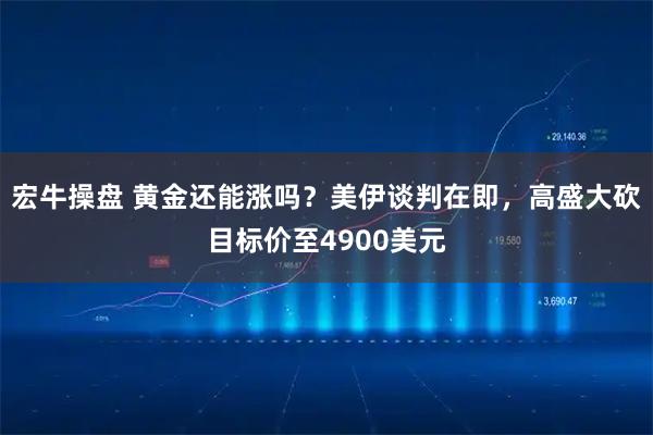 宏牛操盘 黄金还能涨吗？美伊谈判在即，高盛大砍目标价至4900美元